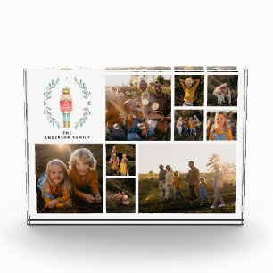 Modern minimal photo collage Christmas elegant