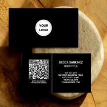 Modern Minimal Plain Generic Design Logo QR code