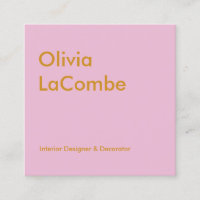 Modern minimal plain simple elegant pink and brown