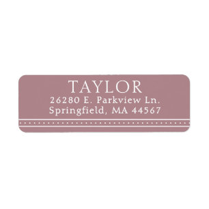  Modern Minimal Return Address Labels