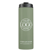 Modern Minimal Sage Green Company Business Logo