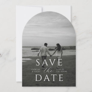 Modern Minimal Save the Date Invitation