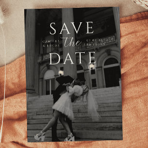Modern Minimal Save the Date Invitation