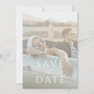 Modern Minimal Save the Date Invitation