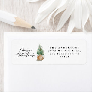 modern minimal script Christmas elegant