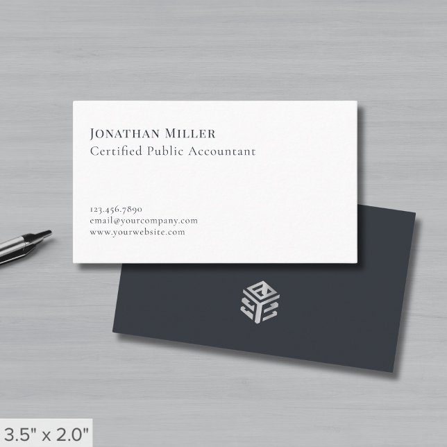Modern Minimal Simple Business Card (Creator Uploaded)