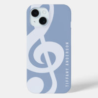Modern Minimal Soft Pastel Blue Music Symbol Name
