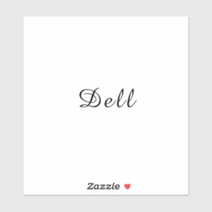 Modern Minimal Stylish Dell Design