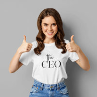 Modern Minimal The CEO Black