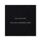 Modern Minimal Typography Black Paper