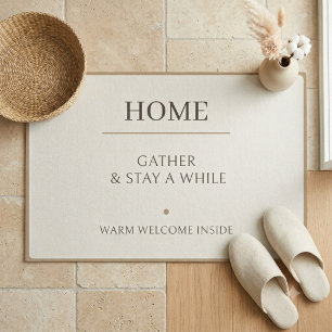 Modern Minimal Welcome Doormat – Home Gather