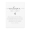  Modern Minimal Welcome Letter Icon Timeline Card
