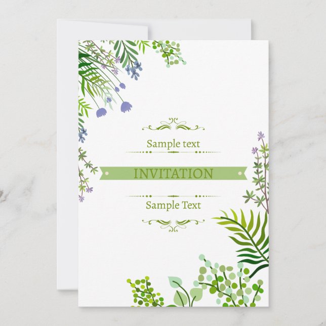 Modern Minimalism: Simplicity with Style Invitation (Front)