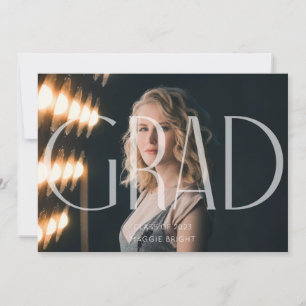 Modern minimalist 2023 graduate announcement