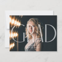Modern minimalist 2023 graduate announcement  