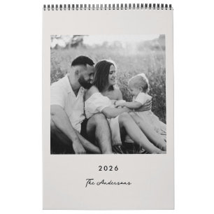 Modern Minimalist 2026 Photo Calendar