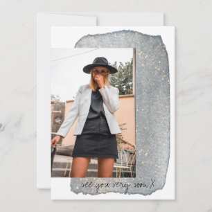 Modern Minimalist 30th Birthday Invitation