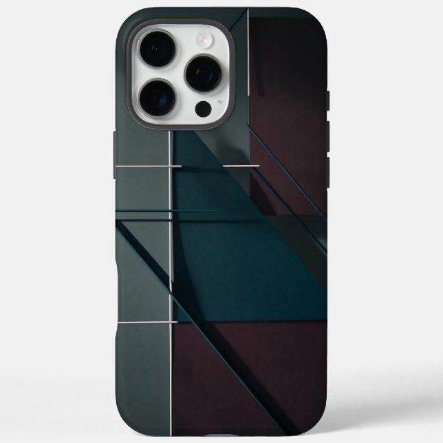 Modern Minimalist - Abstract Geometric iPhone Case (Back)