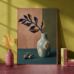 Modern Minimalist Abstract Still Life Poster