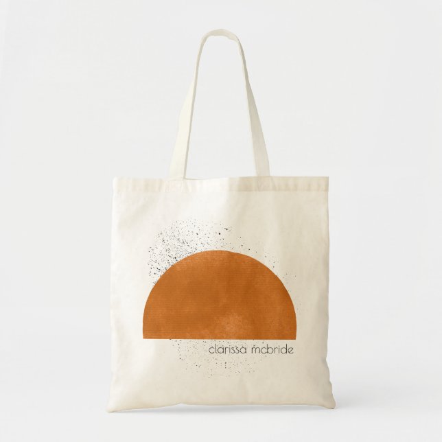 Modern Minimalist Abstract Sun  Tote Bag (Front)