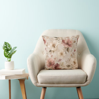 Modern Minimalist Aesthetic Nature Artwork Cushion