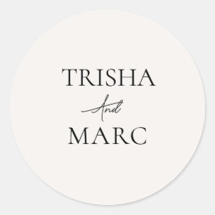 Modern Minimalist Arch Wedding Envelope Seals 