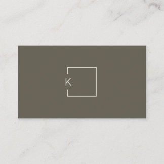 Modern Minimalist Architect Contractor Designer  Business Card