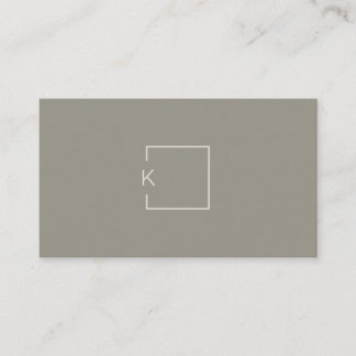 Modern Minimalist Architect Contractor Designer  Business Card