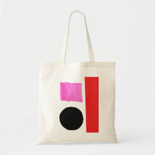 Modern Minimalist Art Collage Colourful Abstract Tote Bag