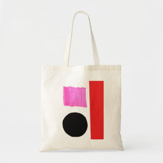 Modern Minimalist Art Collage Colourful Abstract Tote Bag