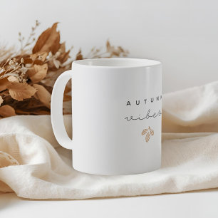Modern Minimalist Autumn Vibes Coffee Mug