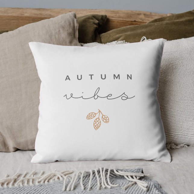 Modern Minimalist Autumn Vibes Cushion (Creator Uploaded)