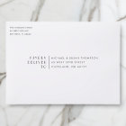 Modern & Minimalist Back