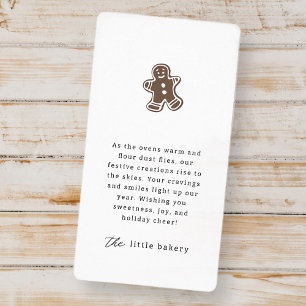 Modern Minimalist Bakery Holiday Thank You