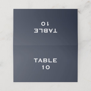 Modern Minimalist Baltic Sea Wedding Place Card