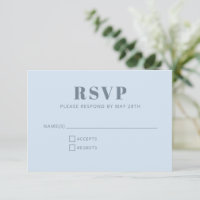 Modern Minimalist Bat Mitzvah Soft Blue Simple