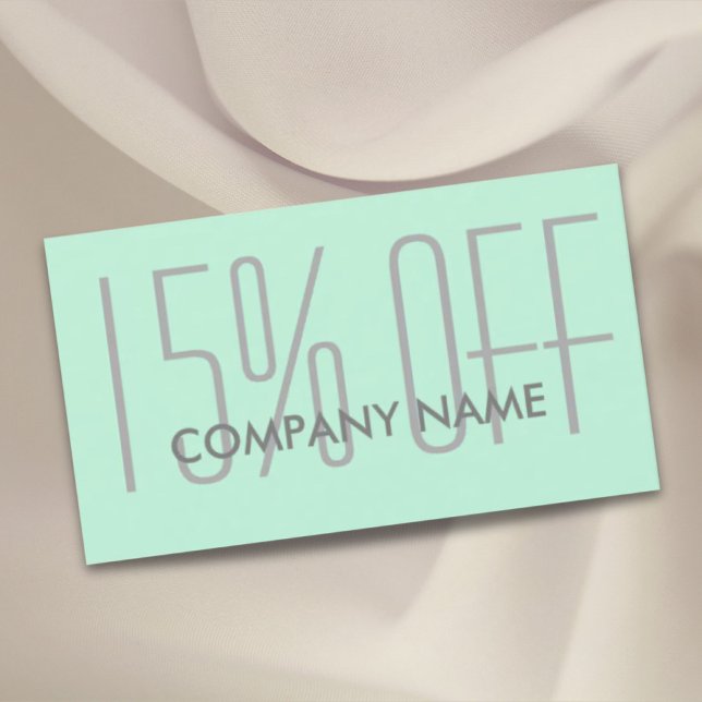 modern Minimalist beauty hair salon mint green Business Card (modern Minimalist beauty hair salon mint green Business Card)