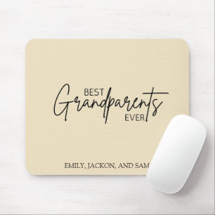 Modern Minimalist Best Grandparents Ever Mouse Mat