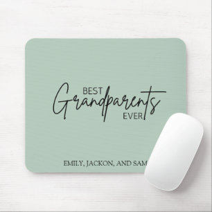 Modern Minimalist Best Grandparents Ever Mouse Mat