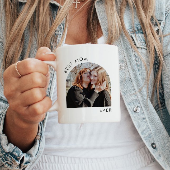 Modern Minimalist Best Mum Ever Gifts For Mum Coffee Mug (Creator Uploaded)