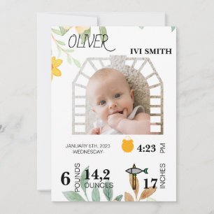 Modern Minimalist Birthday Instant 1st Birthday Invitation