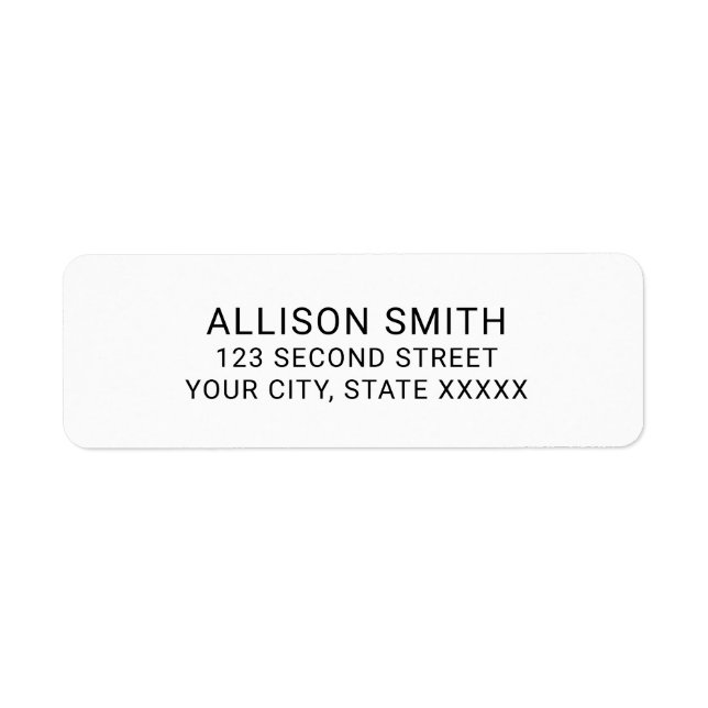 Modern Minimalist Black and White (Front)