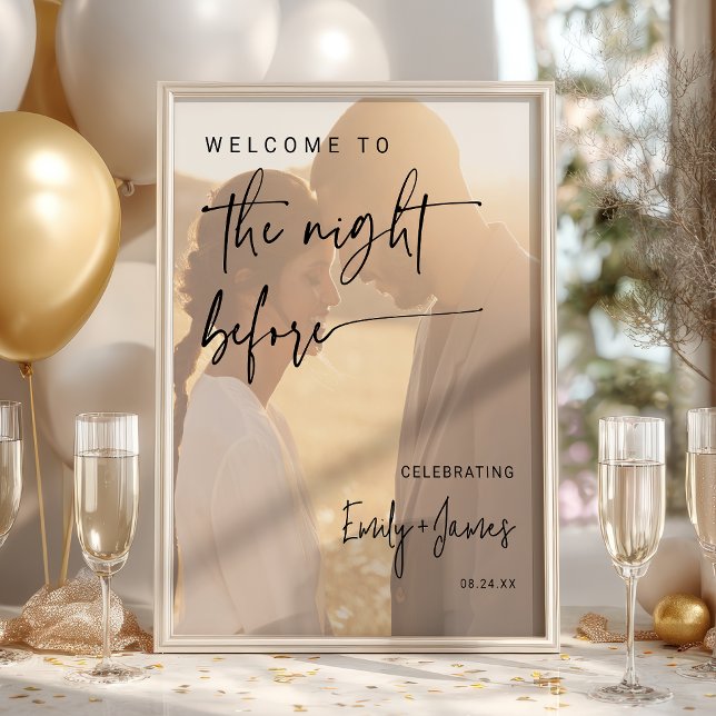 Modern Minimalist Black and White Photo Rehearsal Poster (Modern Minimalist Black and White Photo Rehearsal Poster)