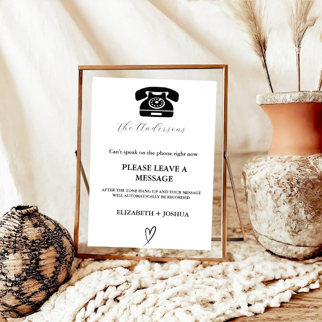 Modern Minimalist Black Audio Guestbook Sign (Creator Uploaded)