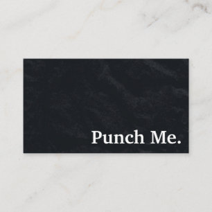 Modern Minimalist Black Chalkboard Loyalty Card