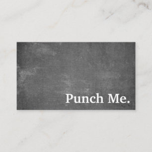 Modern Minimalist Black Chalkboard Loyalty Card