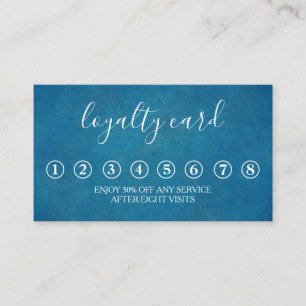 Modern Minimalist Black Chalkboard Loyalty Card