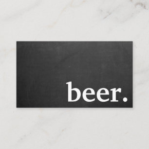 Modern Minimalist Black Chalkboard Loyalty Card