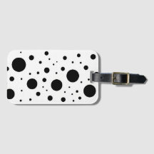 Modern Minimalist Black White Abstract Circle