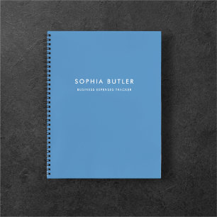 Modern Minimalist Blue Notebook